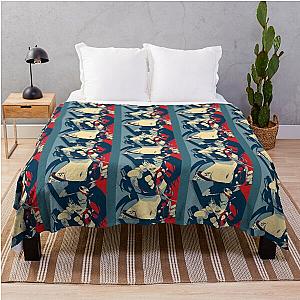 Gurren Lagann Yoko Littner Throw Blanket