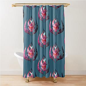 Gurren Lagann Galaxy Shower Curtain