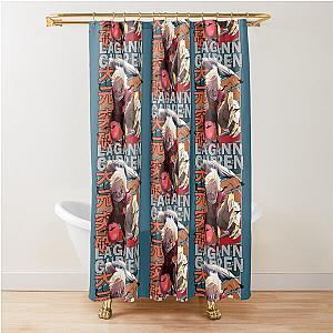 Viral Tengen Toppa Gurren Lagann Vintage Color Palette Design Shower Curtain