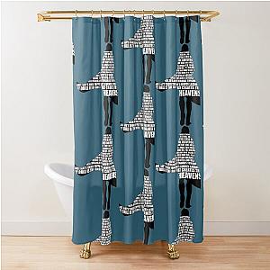 Gurren Lagann Simon's EPIC speech Shower Curtain