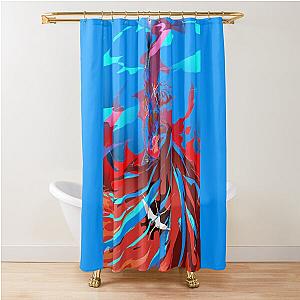 Gurren Lagann Lights in the Sky Movie Shower Curtain