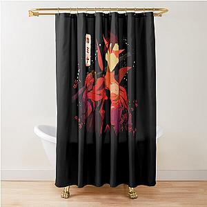 Kamina's Gurren Lagann's Heroic Legacy Ignites Shower Curtain