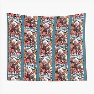 Viral Tengen Toppa Gurren Lagann Vintage Color Palette Design Tapestry