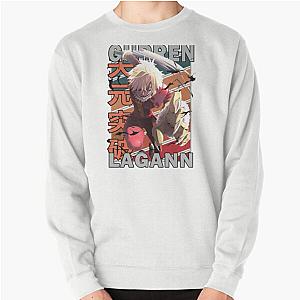 Viral Tengen Gurren Lagann Vintage Color Palette Design Pullover Sweatshirt