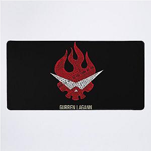 Gurren Lagann Men's Long Sleeve Sweatshirt Men Hoodies Black Desk Mat