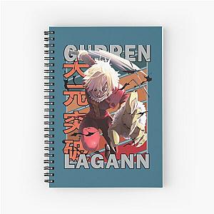 Viral Tengen Toppa Gurren Lagann Vintage Color Palette Design Spiral Notebook