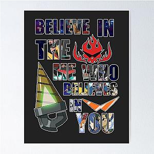 Gurren Lagann Quote Vintage Poster