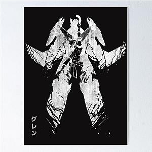 A Legacy Grey Version Tengen Toppa Gurren Lagann Anime Manga Poster