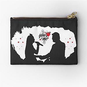 Blake Shelton Gwen Stefani  - happy  marriage Zipper Pouch