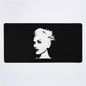 Black and white Gwen stefani portrait  Desk Mat