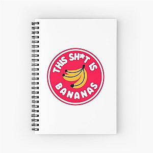 This Sh*t is Bananas - Gwen Stefani Tribute Tshirt Spiral Notebook