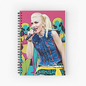 Gwen Stefani intergalactic space tour shirt Spiral Notebook