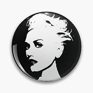 Black and white Gwen stefani portrait  Pin