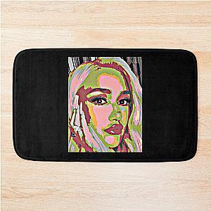 Gwen stefani pop art portrait Bath Mat