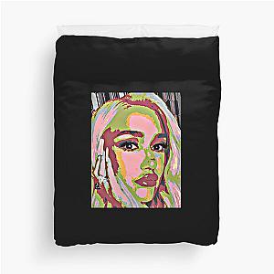 Gwen stefani pop art portrait Duvet Cover