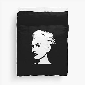 Black and white Gwen stefani portrait  Duvet Cover