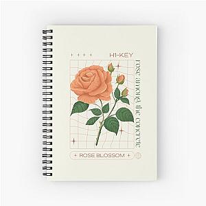 H1-KEY - Rose Blossom - Kpop Merch for Kpop Fans - Gift for H1-Key Fans Spiral Notebook