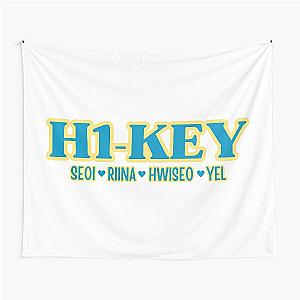 H1-KEY Kpop Girl Group Logo Tapestry