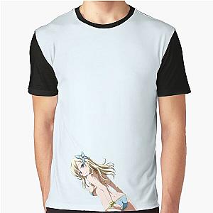 Haganai Sena Kashiwazaki Swimsuit Half Body Graphic T-Shirt