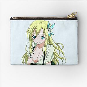 Haganai Sena Kashiwazaki (Undone Uniform Shirt) Half Body 3 Zipper Pouch