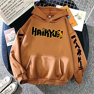 Haikyuu Light Brown Pullovers Hoodies