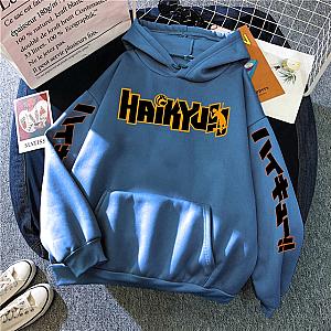 Haikyuu Light Blue Pullovers Hoodies