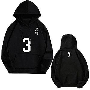 Haikyuu Hoodies - Hoodie Player Karasuno 3 Official Merch HS0911