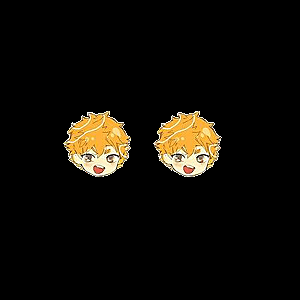 Haikyuu Accessories - Hinata Earrings Official Merch HS0911