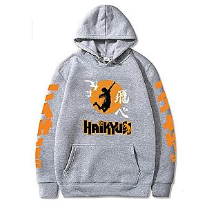 Haikyuu Hoodies - Hoodie To The Top! Gray Official Merch HS0911