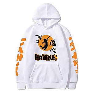 Haikyuu Hoodies - Hoodie To The Top! White Official Merch HS0911