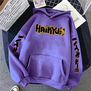 Haikyuu Purple Pullovers Hoodies