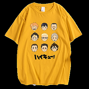 Haikyuu T-Shirts - Cute Chibi Haikyu T-Shirt Official Merch HS0911