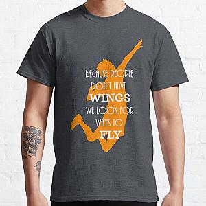 Haikyuu T-shirts - Because people don't have wings, we look for ways to fly Classic T-Shirt RB0608