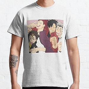 Haikyuu T-shirts - Kuroo, Noya, Bokuto, Tendou Classic T-Shirt RB0608