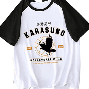 Haikyuu T-Shirts - Karasuno Two-tone Tshirt Official Merch HS0911