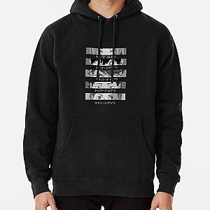 Haikyuu Hoodies - Setter Squad Graphic Black and White Eyes Close Up Pullover Hoodie RB0608