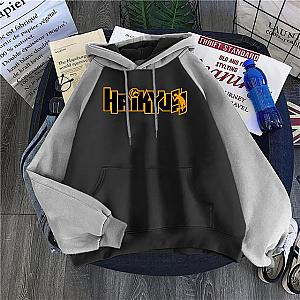 Haikyuu Grey-Black Custom Pullovers Hoodies