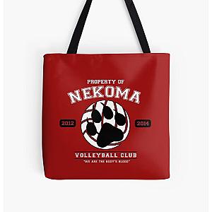 Haikyuu Bags - Team Nekoma All Over Print Tote Bag RB1606