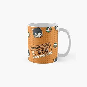 Haikyuu Mugs - Tobio Kageyama Pattern Karasuno Classic Mug RB1606