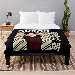 Haikyuu Bedding Sets - Kuroo Tetsurou - Vintage Art Throw Blanket RB1606