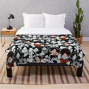 Haikyuu Bedding Sets - Suna Rintarou manga collage Throw Blanket RB1606