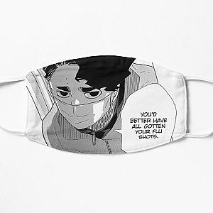 Haikyuu Face Masks - Kiyoomi Sakusa - Flu Shot Flat Mask RB1606