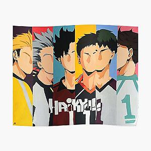 Haikyuu Posters - Haikyuuu Captains Painting Poster RB1606