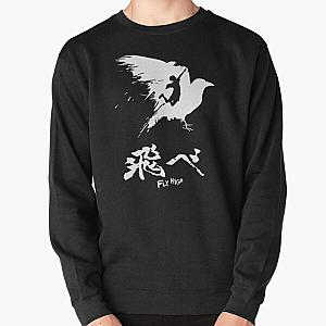 Haikyuu Sweatshirts - Fly High White  Pullover Sweatshirt RB1606