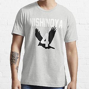 Haikyuu T-Shirts - Jersey Nishinoya Number 4 (Karasuno) Essential T-Shirt RB1606