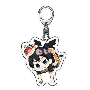 Anime Keychains – Haikyuu Kageyama Tobio Keyring Official Merch