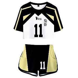 Haikyuu Pants &amp; Joggers, Haikyuu Cosplay - Cosplay Short / Crop Top N ° 11 Official Merch HS0911