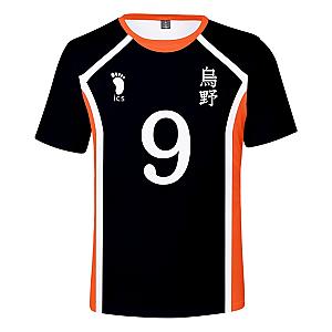 Haikyuu T-Shirts - Karasuno High School Volleyball Number 9 Classic T-shirt