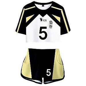 Haikyuu Pants &amp; Joggers, Haikyuu Cosplay - Cosplay Short / Crop Top N ° 5 Official Merch HS0911