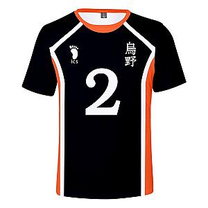 Haikyuu T-Shirts - Karasuno High School Volleyball Number 2 Classic T-shirt